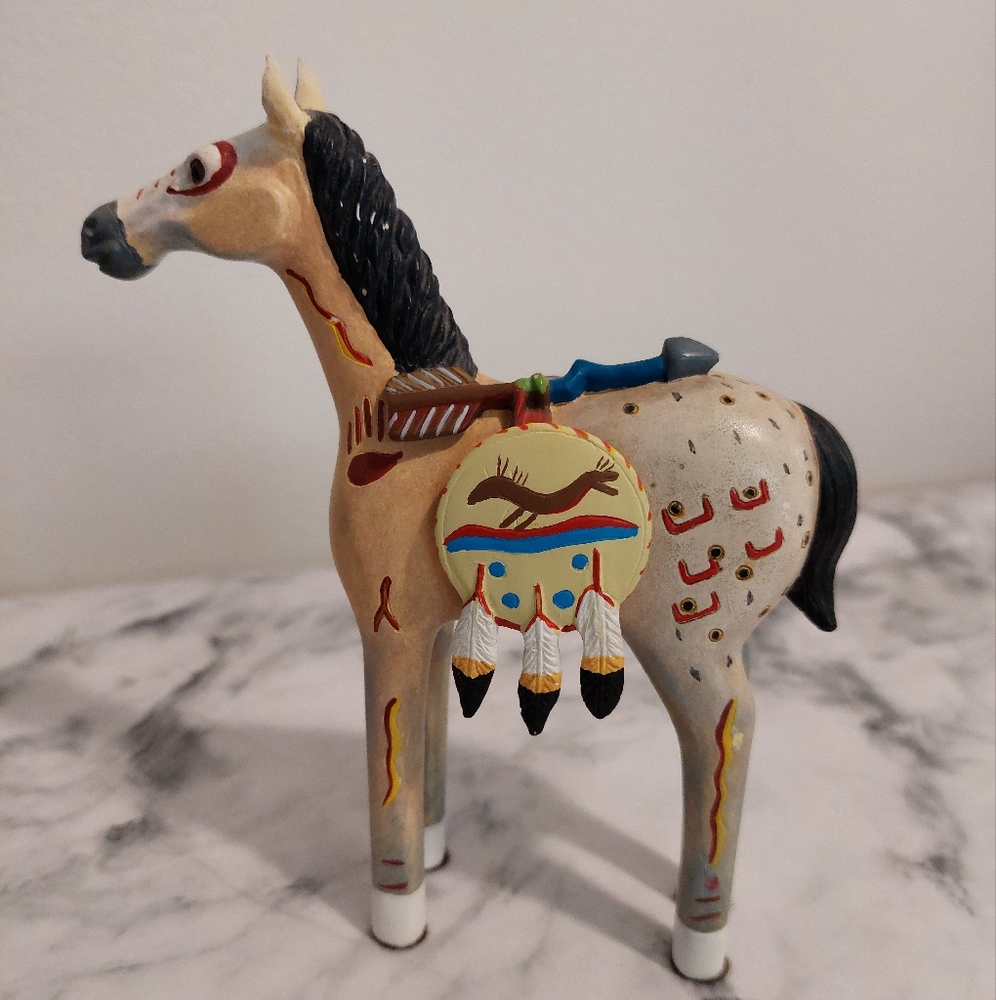 Storyteller Horse Aztec Designed and Stamped by Robert Shields